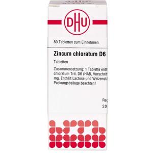 ZINCUM CHLORATUM D 6 Tabletten Produktbild