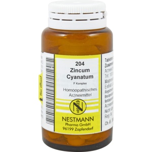 ZINCUM CYANATUM F Komplex Nr.204 Tabletten Produktbild