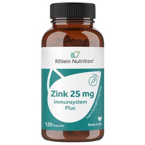 ZINK 25 mg Immunsystem Plus hochdosiert+vegan Kps. Produktbild