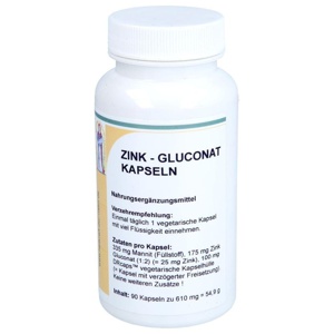 ZINK 25 mg Zinkgluconat Kapseln Produktbild