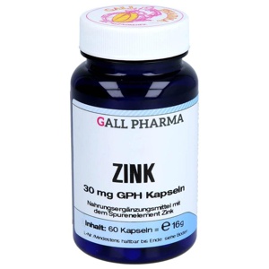 ZINK 30 mg GPH Kapseln Produktbild