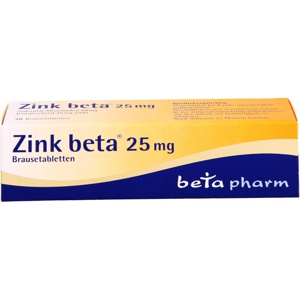 ZINK BETA 25 Brausetabletten Produktbild