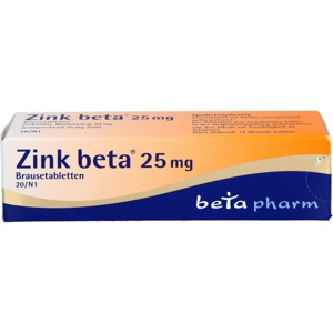 ZINK BETA 25 Brausetabletten Produktbild