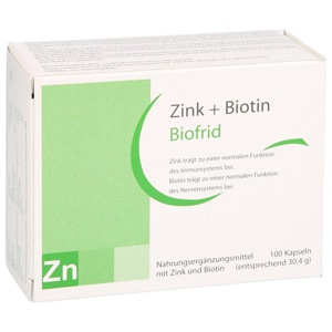 ZINK+BIOTIN Kapseln Produktbild