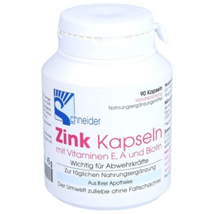 ZINK KAPSELN mit Vitamin E.A.Biotin Produktbild