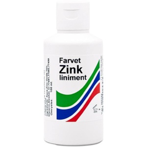 Zink liniment, farvet. 100 ml produktbillede