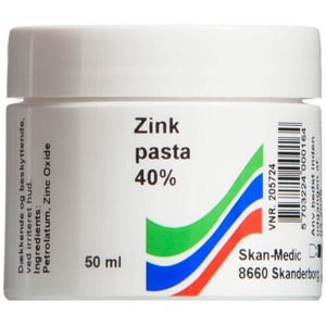 Zink pasta 40% 50 ml produktbillede