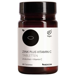 ZINK PLUS Vitamin C Tabletten Produktbild