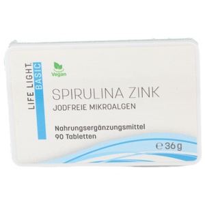 ZINK SPIRULINA hefefrei Tabletten Produktbild