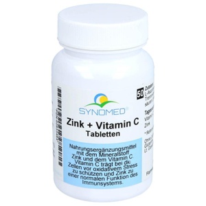 ZINK+VITAMIN C Tabletten Synomed Produktbild