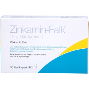 ZINKAMIN Falk 15 mg Hartkapseln Produktbild