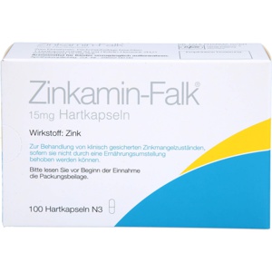 ZINKAMIN Falk 15 mg Hartkapseln Produktbild