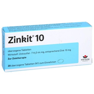 ZINKIT 10 überzogene Tabletten Produktbild
