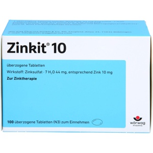 ZINKIT 10 überzogene Tabletten Produktbild