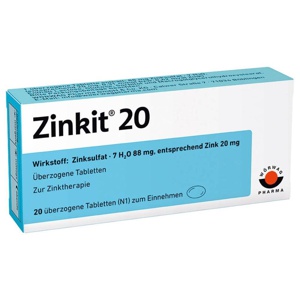 ZINKIT 20 überzogene Tabletten Produktbild