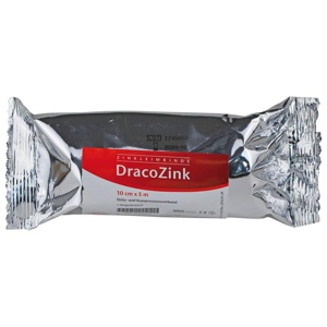 Zinkleimbinde Dracozink 10cm, 1 St Binden Produktbild