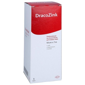 Zinkleimbinde Dracozink 10cm, 1 St Binden Produktbild