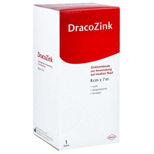 Zinkleimbinde Dracozink 8 cmx7 m Produktbild