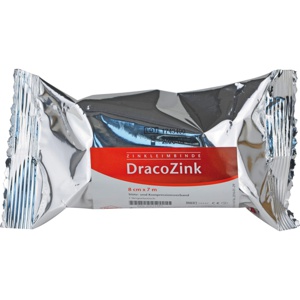 Zinkleimbinde Dracozink 8cmx, 1 St Binden Produktbild