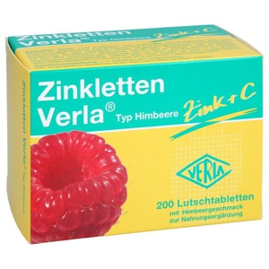 ZINKLETTEN Verla Himbeere Lutschtabletten Produktbild