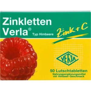 ZINKLETTEN Verla Himbeere Lutschtabletten Produktbild