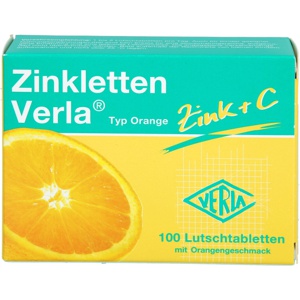 ZINKLETTEN Verla Orange Lutschtabletten Produktbild