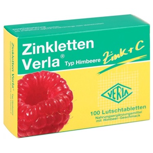 Zinkletten Verla Typ Himbeere Tabletten 100 St, 50 g Produktbild