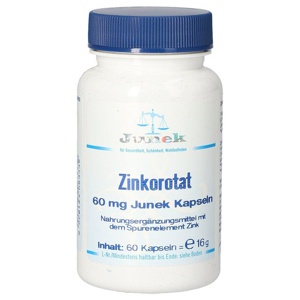 Zinkorotat 60 mg Junek Kapseln Produktbild