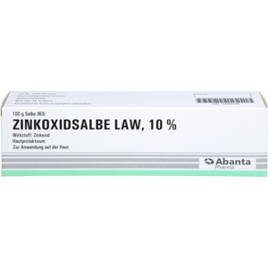 Zinkoxid Salbe Law 100 G Salbe - Bei wunder gereizter Haut Produktbild