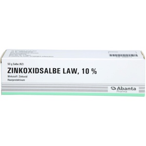 Zinkoxid Salbe Law 50 G Salbe - Bei wunder gereizter Haut Produktbild