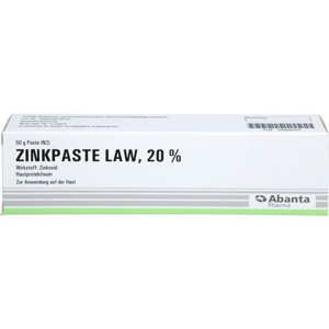 Zinkpaste Law 50 G Paste - Bei wunder gereizter Haut Produktbild
