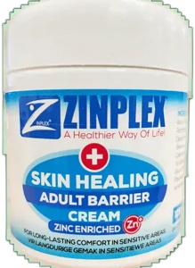 Zinplex Skin Healing Adult Barrier Cream 125ml product image