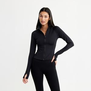 Zip Cardigan Svart produkt bild