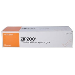 smith&nephew Zipzoc 10 stk Imprægneret gaze produktbillede