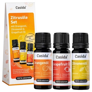 ZITRUSÖLE Set Orangenöl Zitronenöl Grapefruit Öl Produktbild