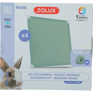 ZOLUX paneler till lekområde Neopark för kanin NEOLIFE 4 st gröna produkt bild