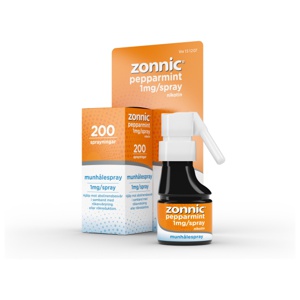 Zonnic Pepparmint, munhålespray 1 mg/spray 200 dos(er) produkt bild