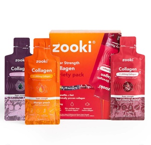 Zooki SS Marine Collagen Variety 5,000-10x18.5 Mango Peach 10x18.5 Citrus Lime 10x18.5 5,000mg Berry product image