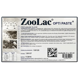 ZooLac Opti Paste pasta i doseringssprøyte 6x32 ml produktbilde
