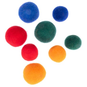 Zooplus Basics Katzenspielzeug Filzbälle Produktbild