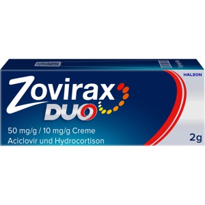 ZOVIRAX Duo 50 mg/g / 10 mg/g Creme Produktbild