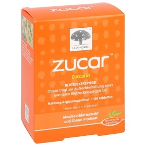 NEW NORDIC zucar Zuccarin 120 St Tabletten Produktbild