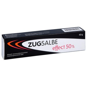 ZUGSALBE effect 50% Salbe Produktbild