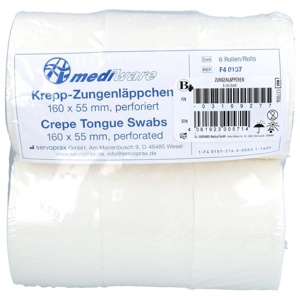 ZUNGENLÄPPCHEN Kreppapier 6 Rollen Produktbild