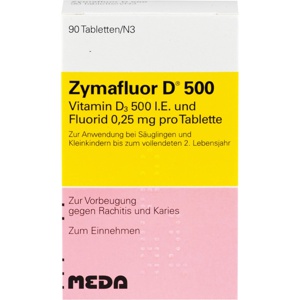 ZYMAFLUOR-D-500-Tabletten Produktbild