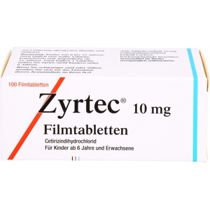 ZYRTEC 10 mg Filmtabletten Produktbild