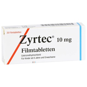 ZYRTEC 10 mg Filmtabletten Produktbild