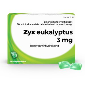 Zyx Eukalyptus halstabletter 3 mg 20 st produkt bild