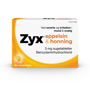 Zyx appelsin & honning produktbillede